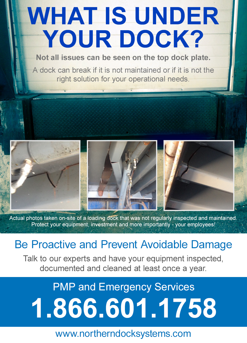 Inspect your dock levelers for damage