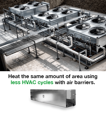 HVAC systems work with air barriers