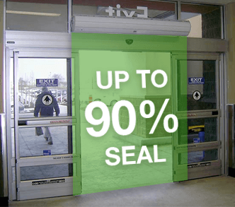 Up to 90% seal