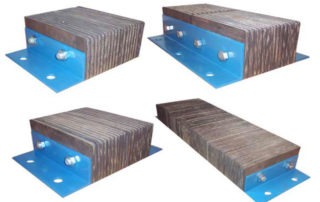 Laminate dock bumpers