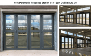 Four-Fold doors at York Paramedic Response Station #13