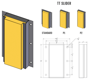 Nytrex Slider dock bumper styles