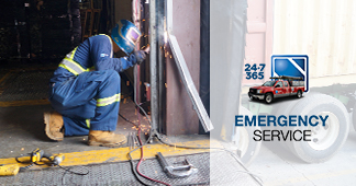 Overhead door track repair 24/7 emergency service