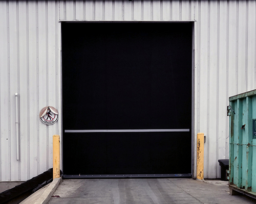 Manufacturing Plant – Heavy Duty High Cycle Rubber Door