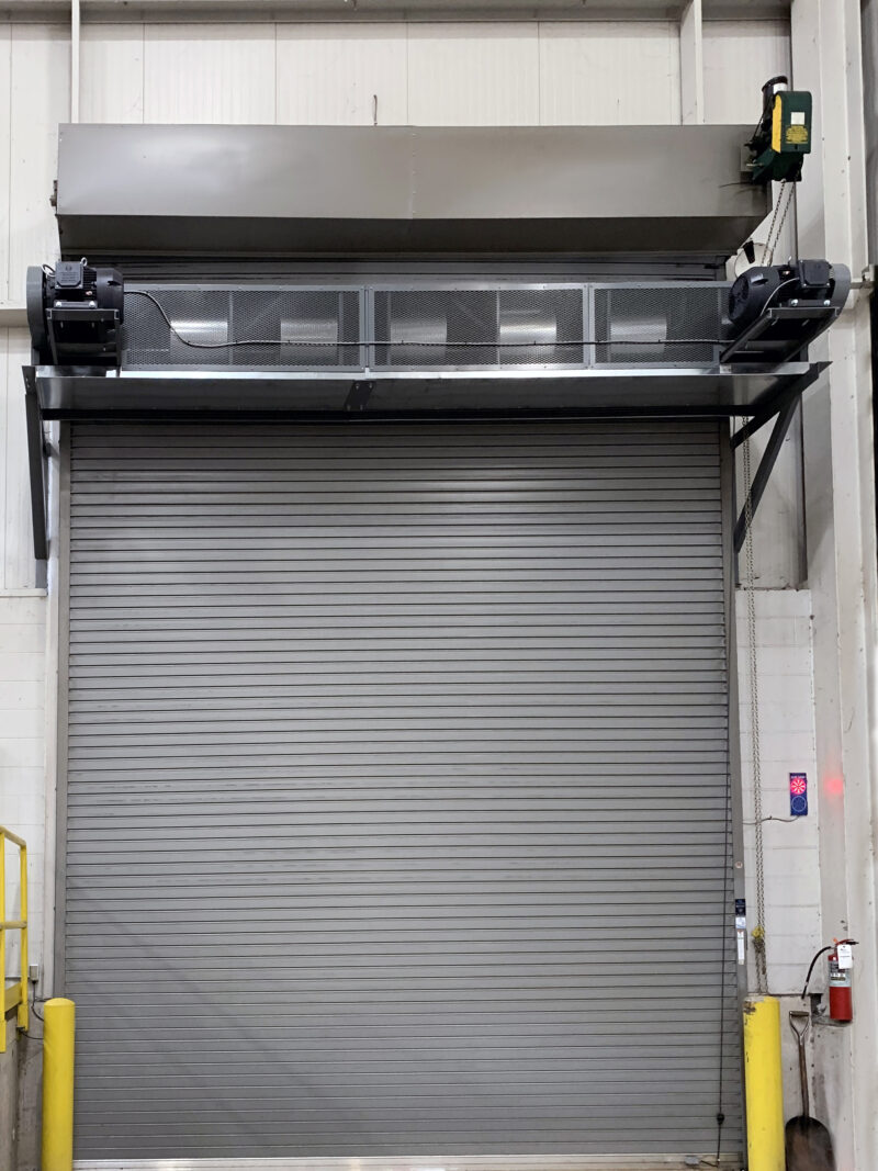 Air Curtain for a Large Door | PWO Canada | Kitchener, ON