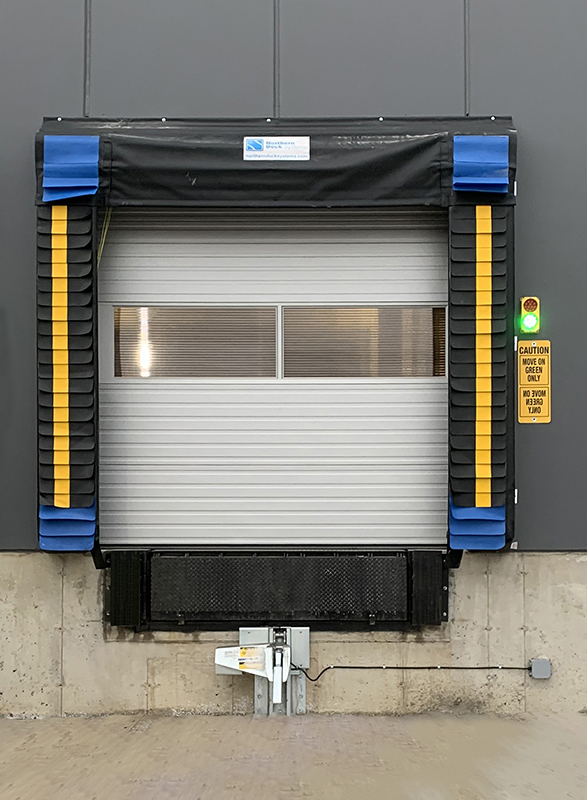 overhead sectional steel door polycarbonate panel