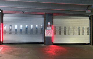 steel ranger insulated rolling steel door lite-advance parking garage