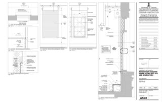 University of Toronto Lab Fire Shutters Engineer Drawings