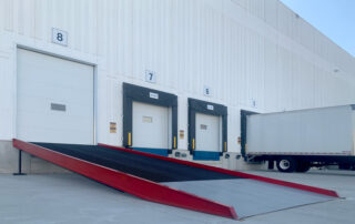 Stationary Steel Drive-in Ramp ajax ontario loading dock