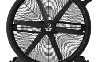 BAF Big Ass Fans directional barrel fan Sidekick all midnight black colour