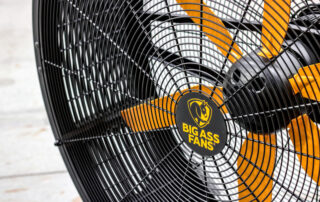 BAF Big Ass Fans directional barrel fan Sidekick OSHA compliant safe cage