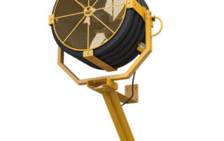 BAF Big Ass Fans directional fan Yellow Jacket wall mount